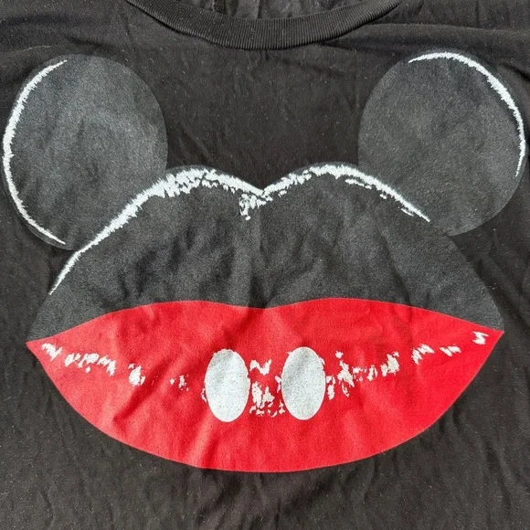 Lauren Moshi Black Maxi Dress with Pink Lips - Picture 3 of 10